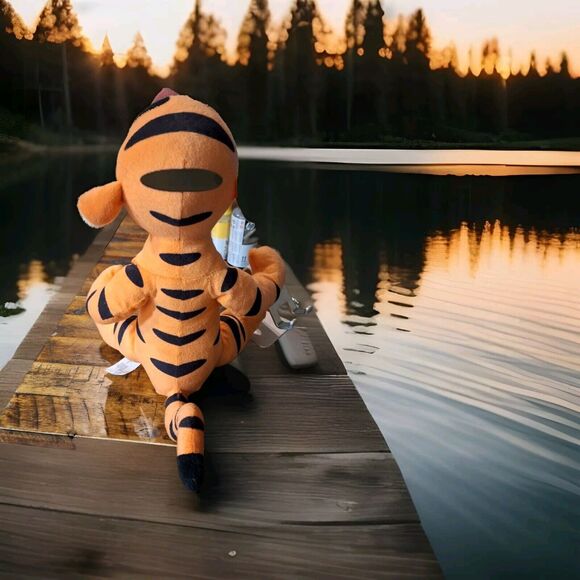 Disney‎ Plush Tigger 12 Inch Stuffed Animal Winnie The Pooh - Picture 4 of 9